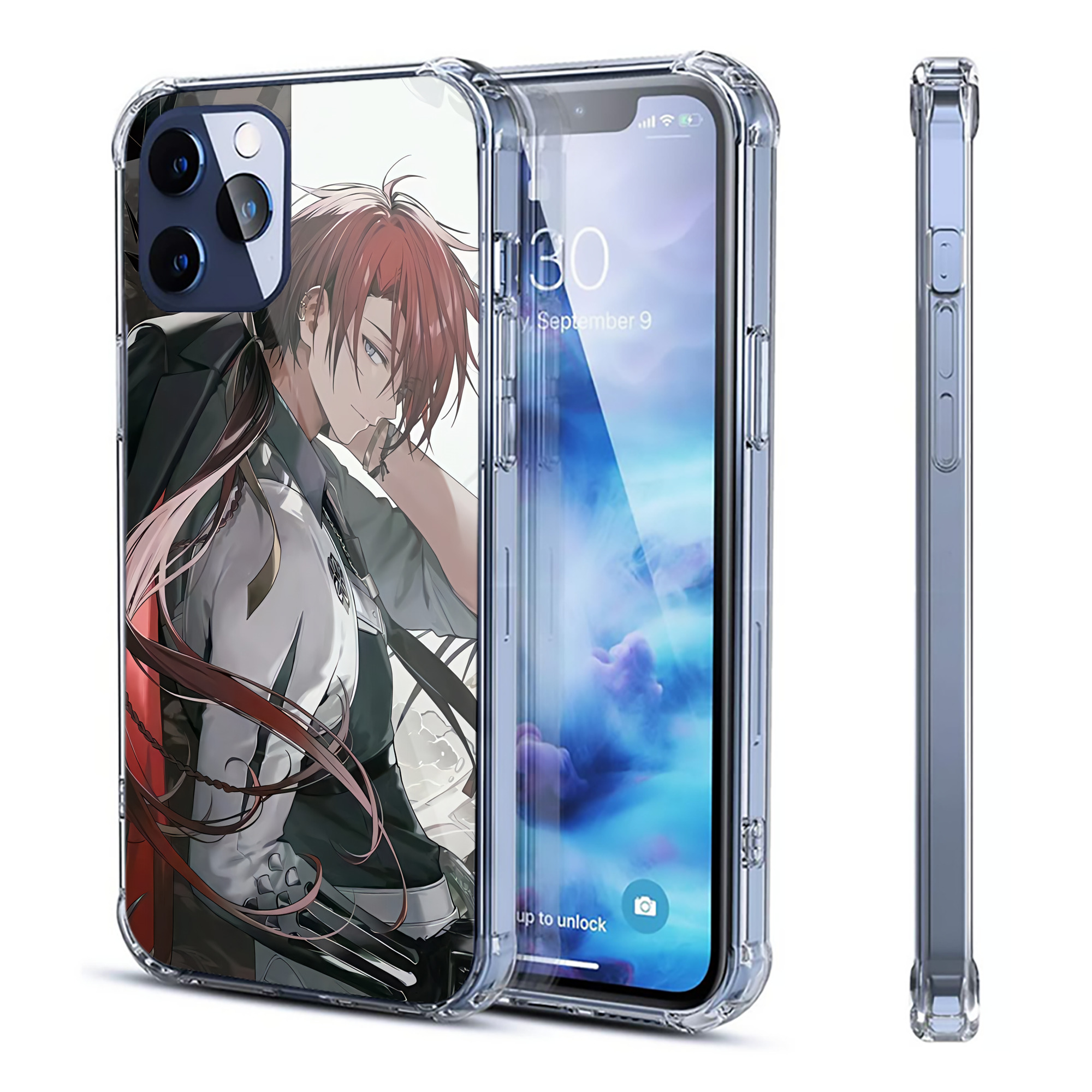 （画像用） 刀剣乱舞 Touken Ranbu 【iPhone 12シリーズ対応】透明スマホケース（クリアソフトケース）